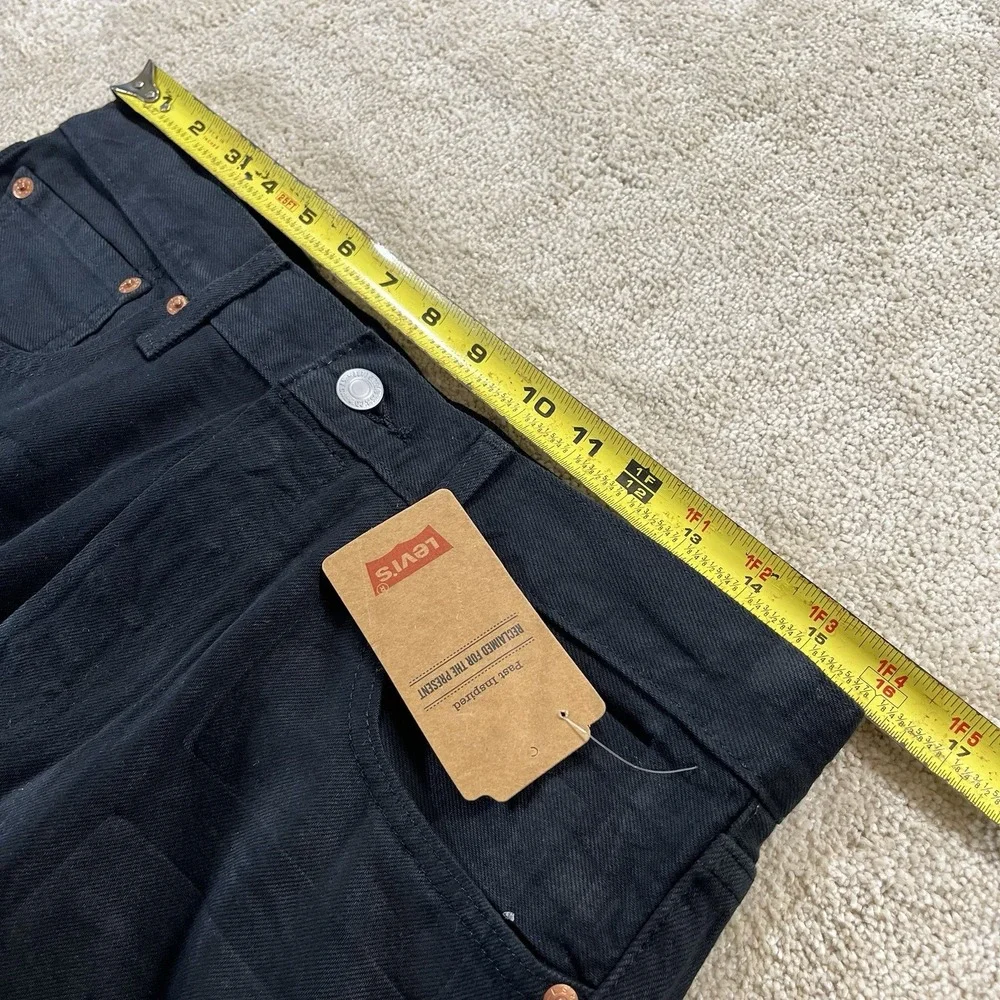 levis 501 premium mens jeans 31x32 True Fit‎ 32x32 Distressed Black 100% Cotton
